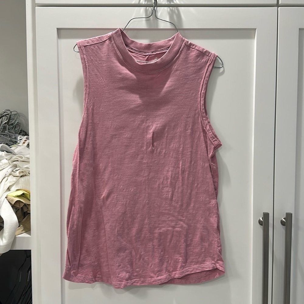 From Anthropologie , Pilcro  size small, mauve, colored, mock neck, tank…